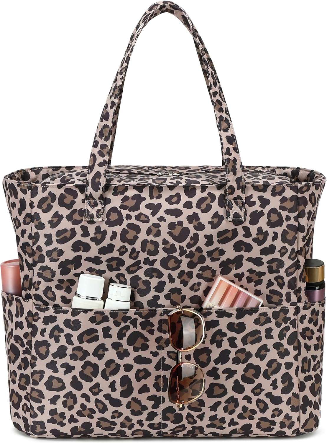 Beach Bag Waterproof with Wet Compartment, Large Beach Tote Bag for Pool and Gym, Travel Tote Bag for Grocery