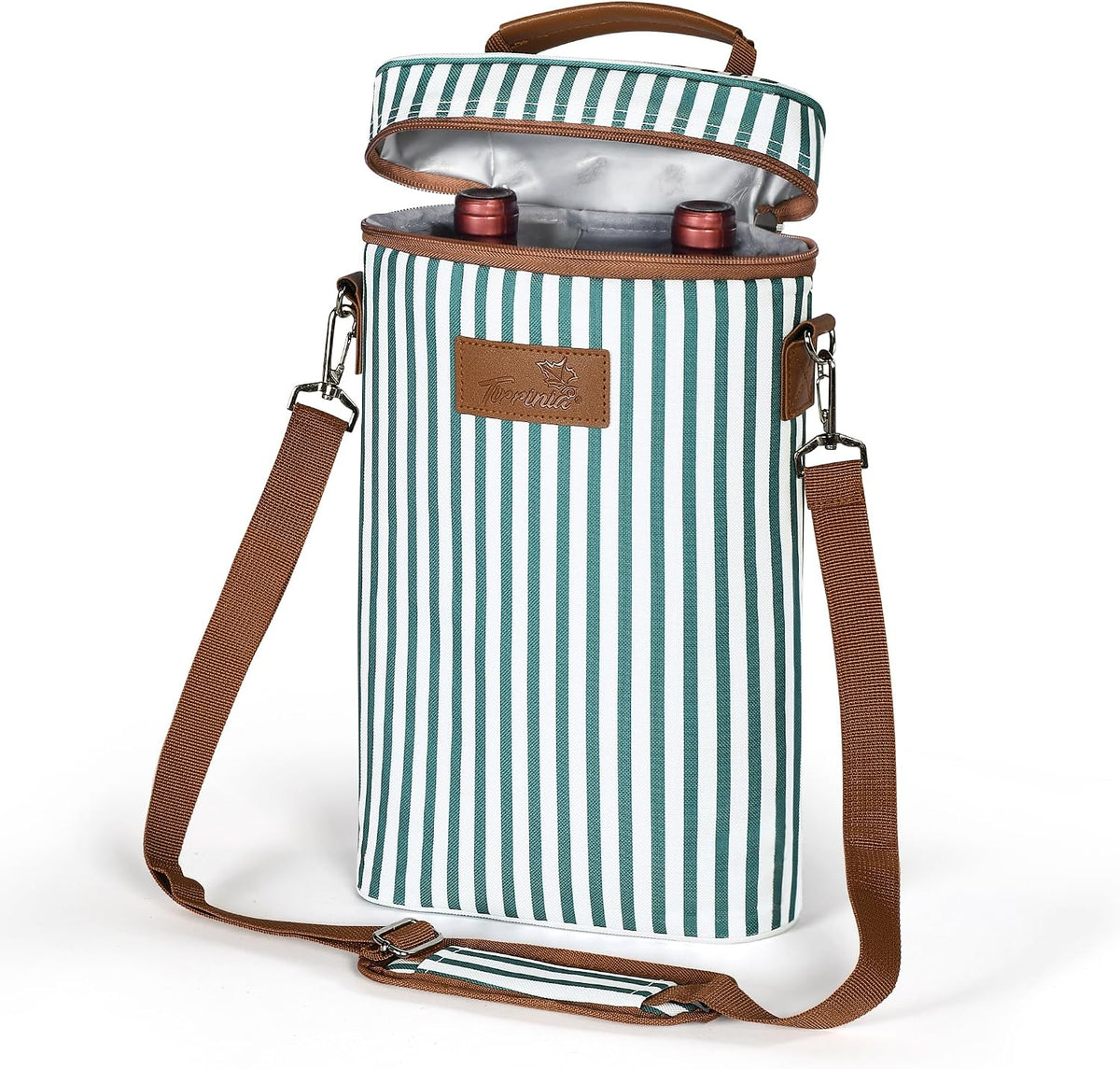 Insulated Wine Tote Carrier Bag with Padded Design | Leakproof Cooler for Travel and Parties