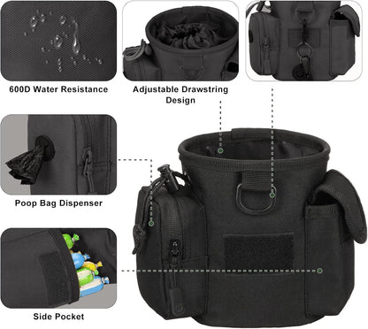 TacticalPouch | Dog Treat Pouch with Quick Access Design | Versatile Training Bag for Walks and Snacks