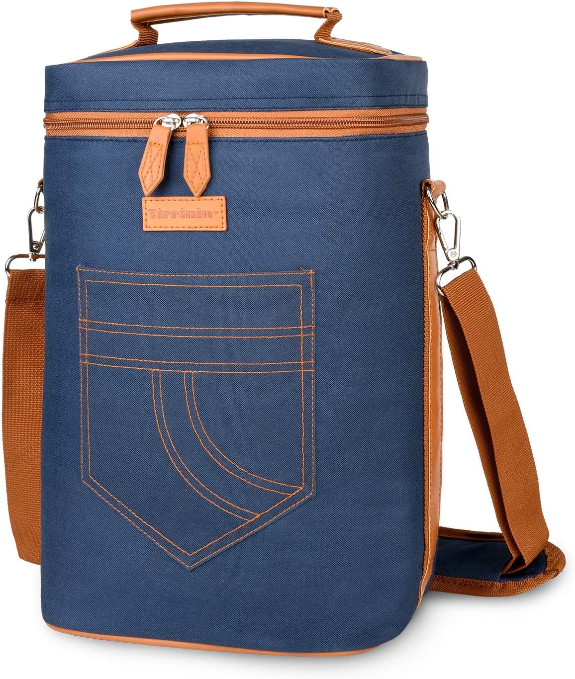 Insulated Wine Tote Carrier Bag with Padded Design | Leakproof Cooler for Travel and Parties