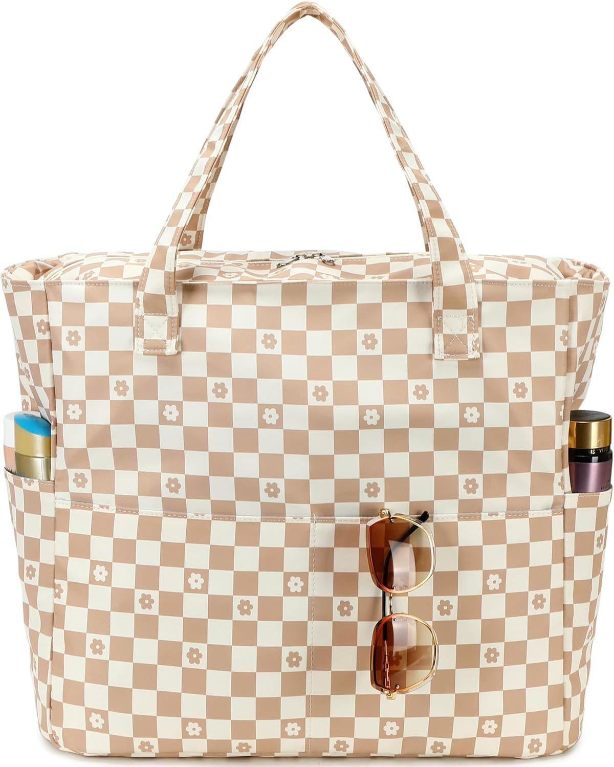 Beach Bag Waterproof with Wet Compartment, Large Beach Tote Bag for Pool and Gym, Travel Tote Bag for Grocery