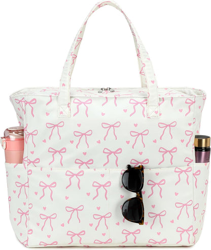 Beach Bag Waterproof with Wet Compartment, Large Beach Tote Bag for Pool and Gym, Travel Tote Bag for Grocery