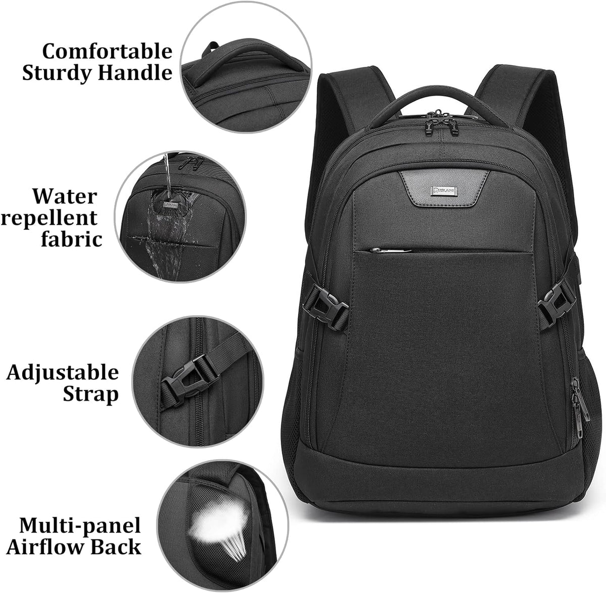 Tech-Ready Laptop Backpack with Charging Port, Anti-Theft Pocket & Multi-Day Compartments for Commute & Travel