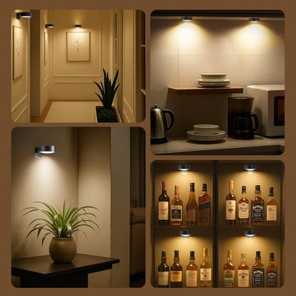 Battery-Powered Picture Light with Remote – Magnetic Mount LED Artwork Spotlight for Frames & Wall Displays