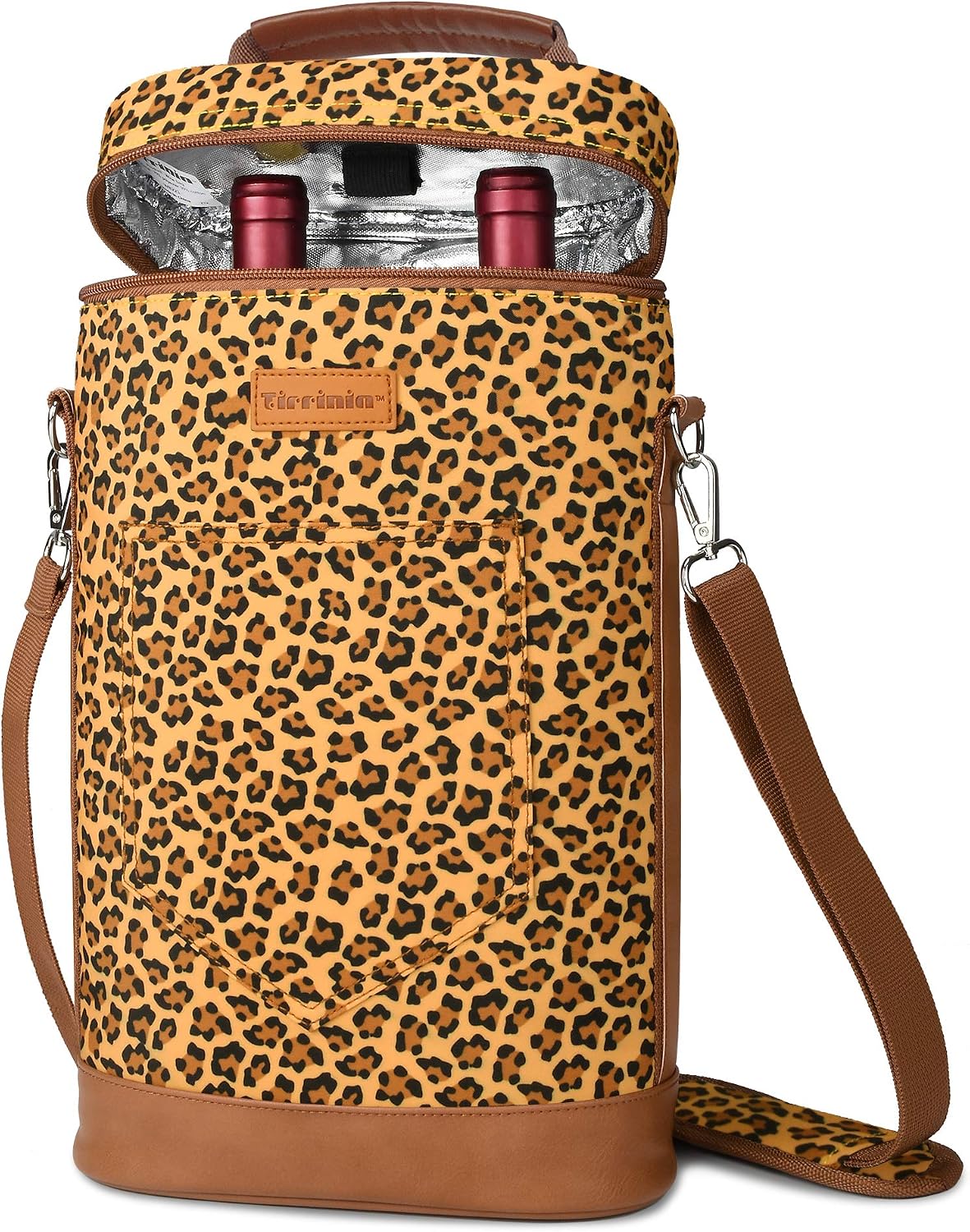 Insulated Wine Tote Carrier Bag with Padded Design | Leakproof Cooler for Travel and Parties