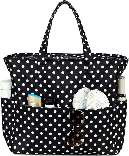 Beach Bag Waterproof with Wet Compartment, Large Beach Tote Bag for Pool and Gym, Travel Tote Bag for Grocery