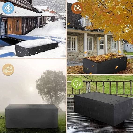 All-Weather Outdoor Furniture Cover - Waterproof UV-Resistant Patio Protection Year-Round