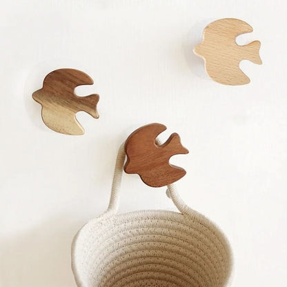 WOODFIN – Wooden Animal Wall Hook