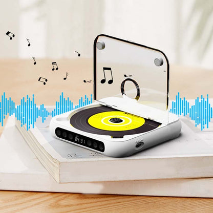 Rechargeable Disc Player with Bluetooth 5.3 Wireless Audio for Home Travel Study Music MP3 CD-R Support 3.5mm Headphone Jack USB-C Charging