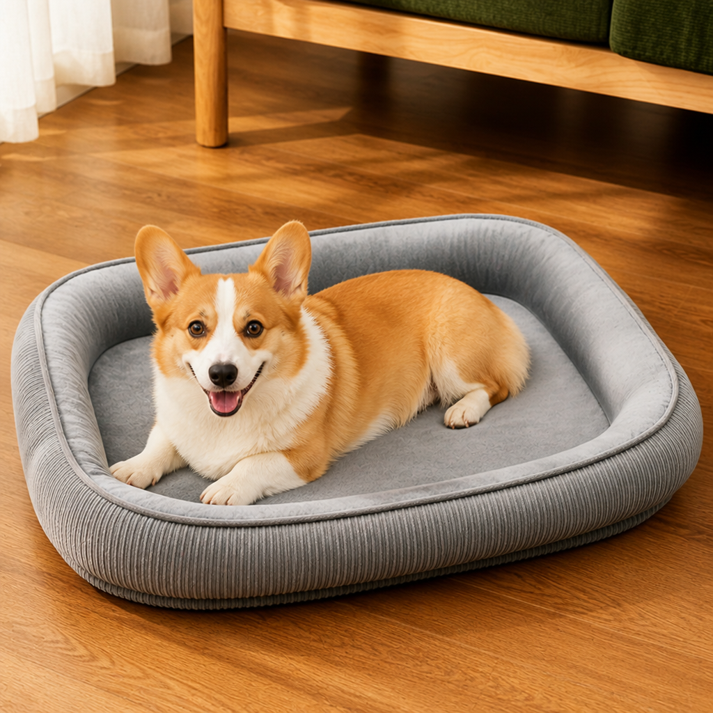 Ortekor All-Season Moisture-Wicking Polyester Dog Bed