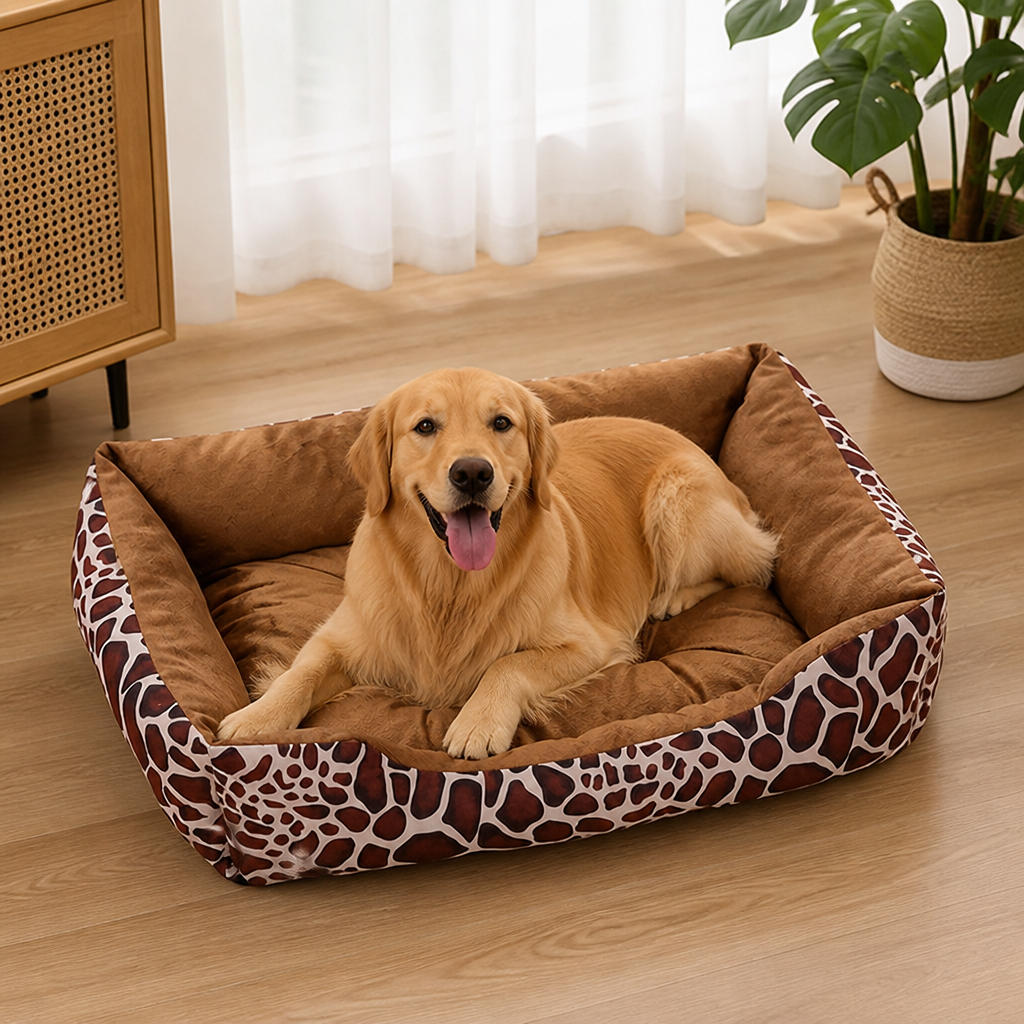 Ortekor Plush Polyester Dog Bed (Multiple Sizes)