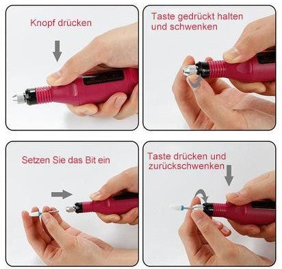 Nail Drill Variable Speed Rechargeable Lightweight