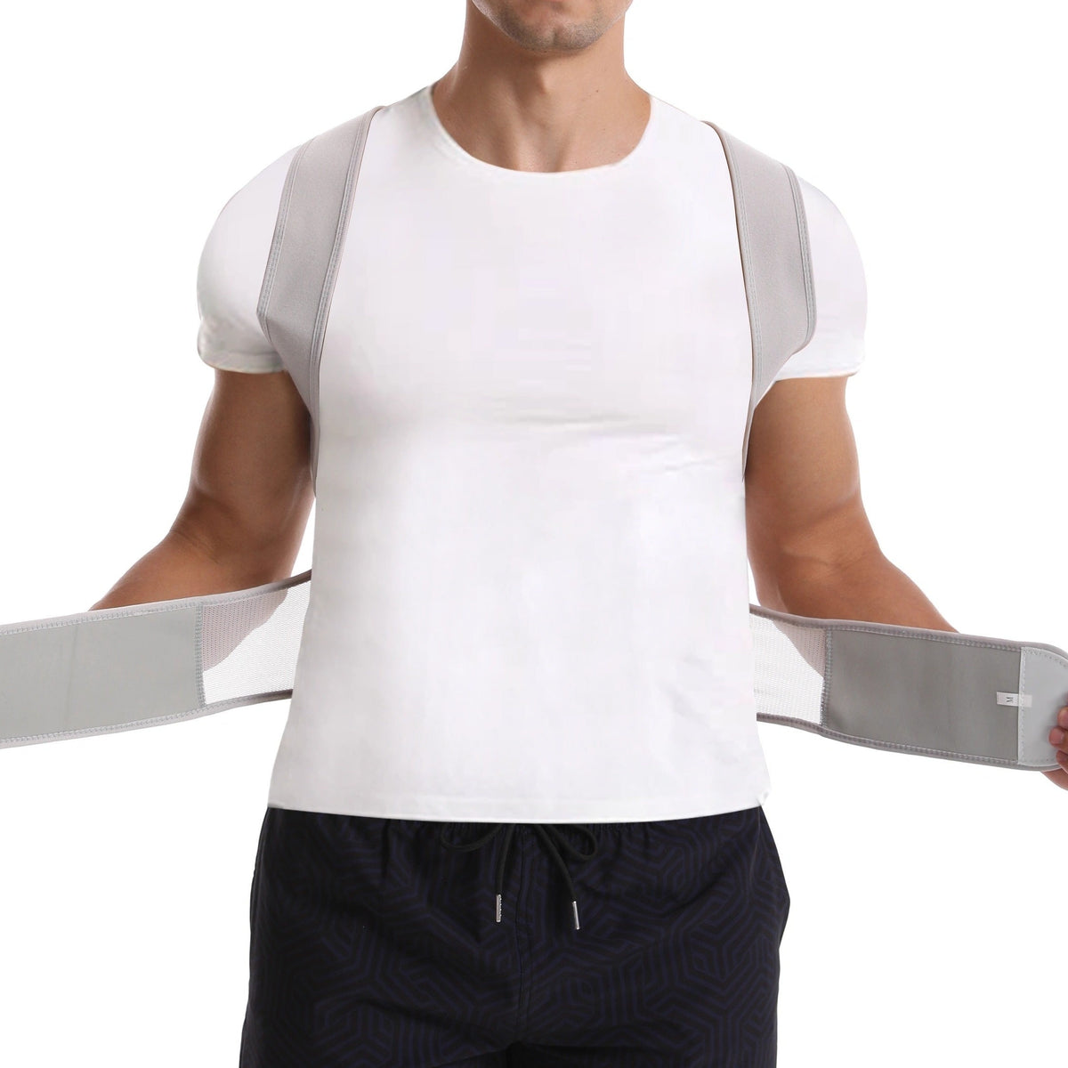 Adjustable Posture Corrector Brace for Back Support – Breathable Neoprene Upper Back Straightener for Men & Women