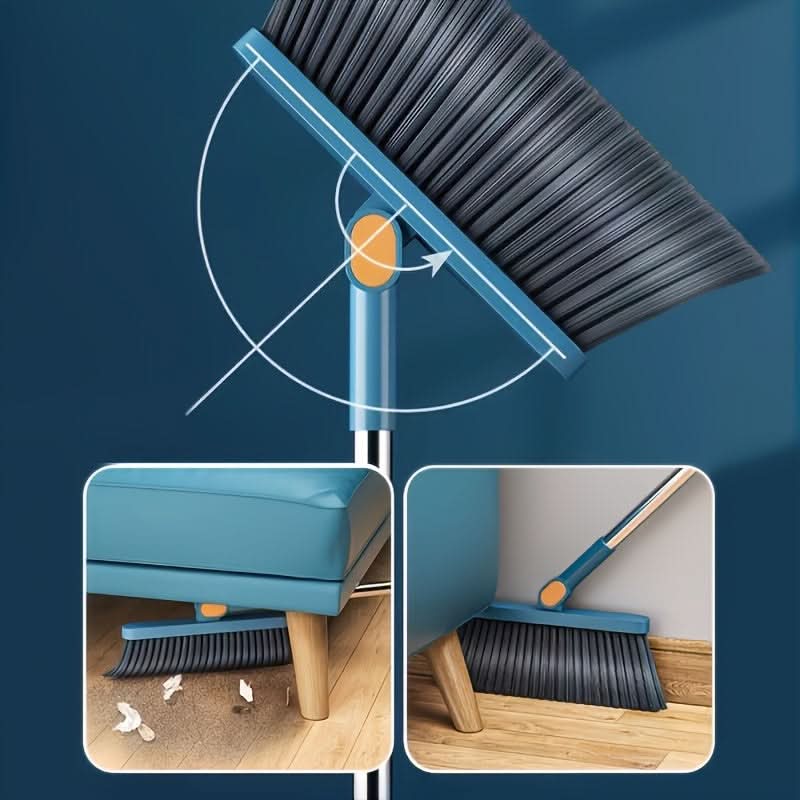 SWEEPVEX – Long Handle Broom and Dustpan Cleaning Set