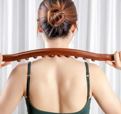 Handheld Muscle Relief Tool for Neck, Shoulders & Back Tension | Deep Tissue Scraping Massager for Home & Gym Use | Ergonomic Self-Care Tool