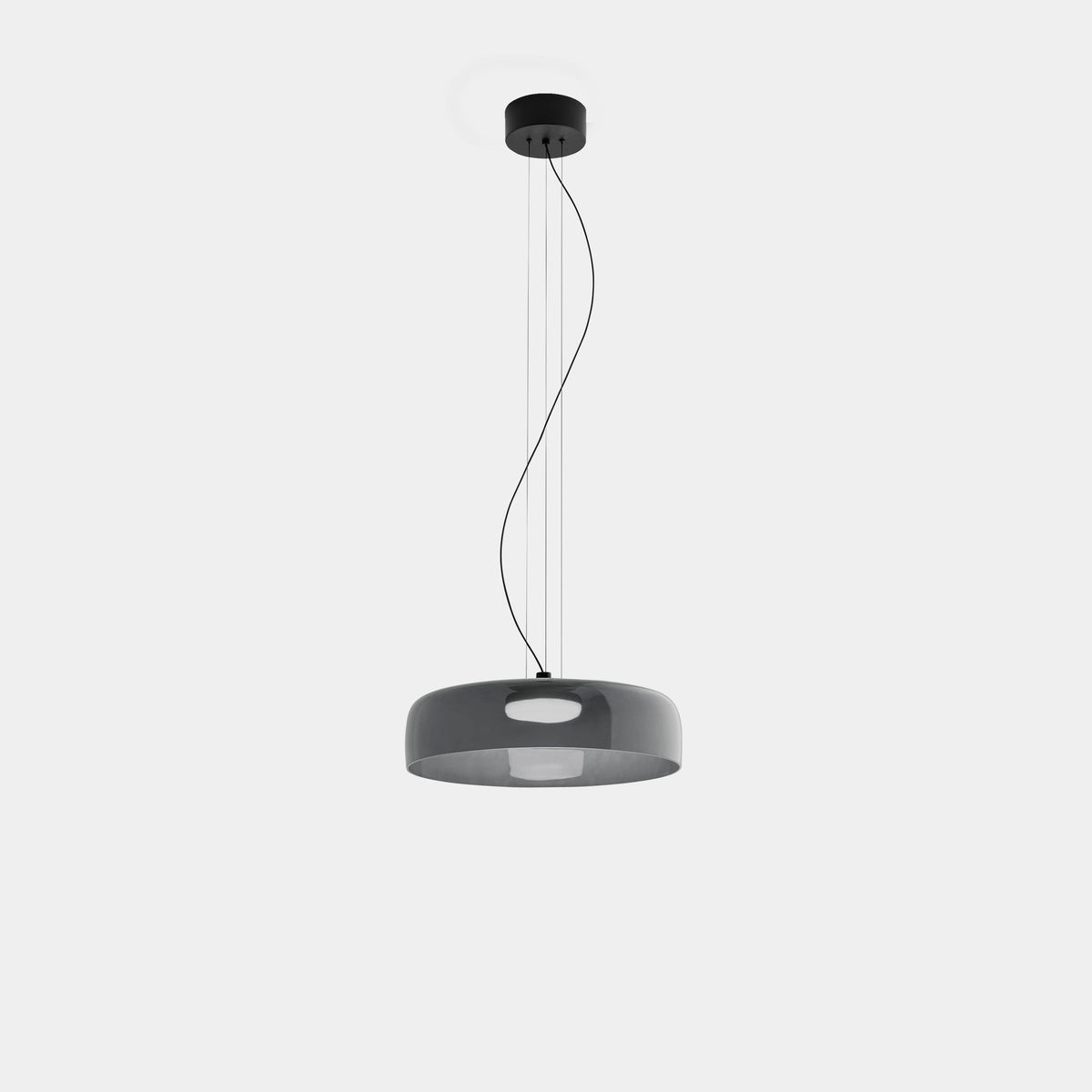 Layered Glass Hanging Light 16.5 in Orange for Kitchen Island & Dining Table – Adjustable Cord Suspension Fixture LED Included Modern Scandi