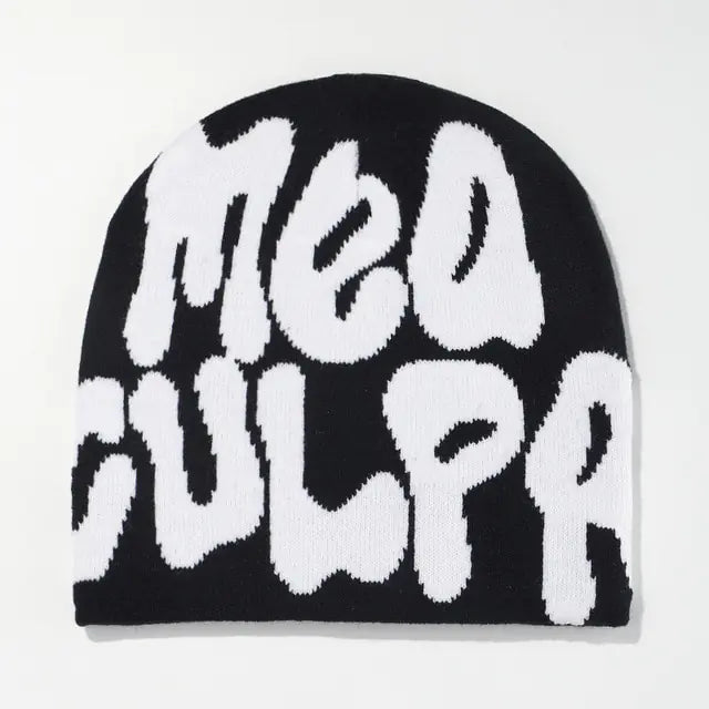 Knit Beanie Hat Warm Winter Cap Unisex Soft Stretch Skullcap Cold Weather Headwear Y2K Retro Cozy Slouchy Style Daily Casual