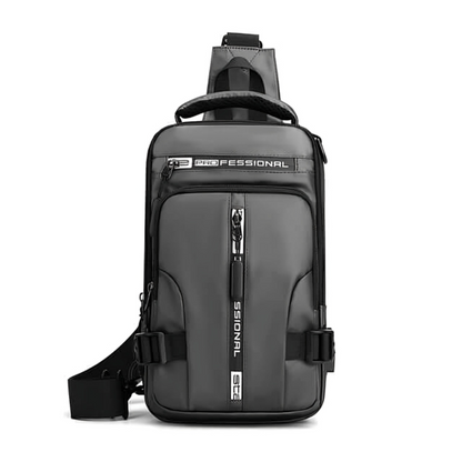 Crossbody Sling Bag with Anti-Theft Hidden Zippers & USB Charging Port – Water-Resistant Nylon Daypack for Travel, Commute & Everyday Carry