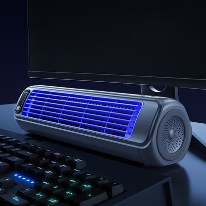 Portable Cordless Tower Fan – Rechargeable Cooling Device for Travel, Desk, and Bedside