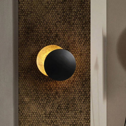 Crescent Moon Wall Sconce – Ambient LED Light Fixture for Living Room, Bedroom & Hallway – Modern Minimalist Design with Soft Warm Glow