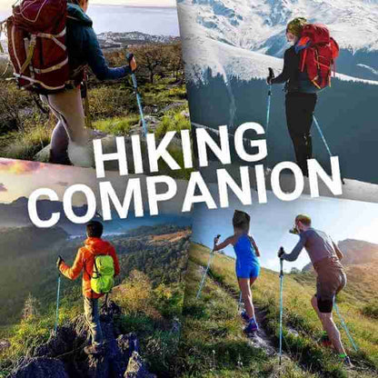 Ergonomic Trekking Poles with Adjustable Height & Anti-Slip Grips | Lightweight Support for Hiking Adventures