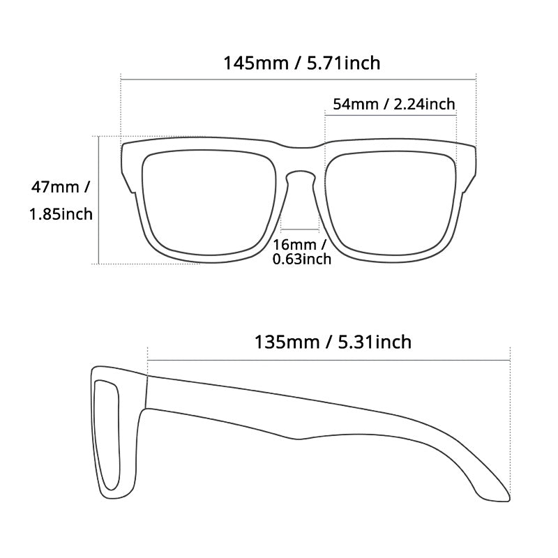 Polarized Sunglasses for Men, Sunglasses for Women with UV400, Blue Light Blocking Glasses for Motorcycle Riding