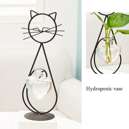 Iron Heart Kitty Planter