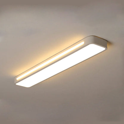Sleek Rectangular LED Ceiling Light Fixture — Modern Acrylic Flush Mount for Bedroom, Hallway & Living Room