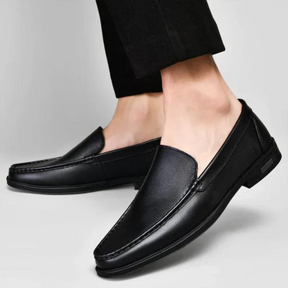 Men's Genuine Leather Loafers Slip-On Dress Shoes for Business Casual Wedding Office Formal Occasions Classic Italian Style Handcrafted