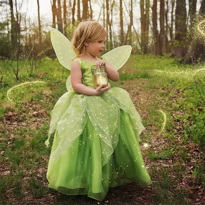 Enchanting Fairy Princess Costume Set for Girls with Accessories | Perfect for Halloween and Role Play