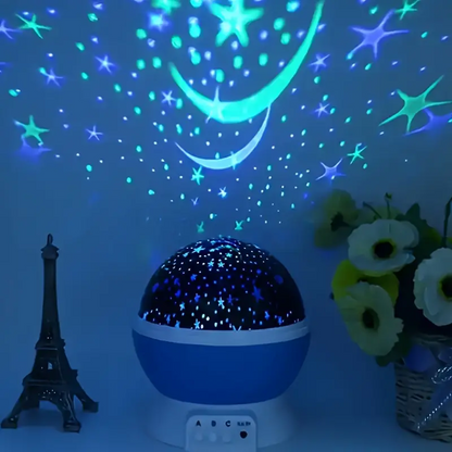 Soothing Galaxy Night Lamp with Music and Starry Sky