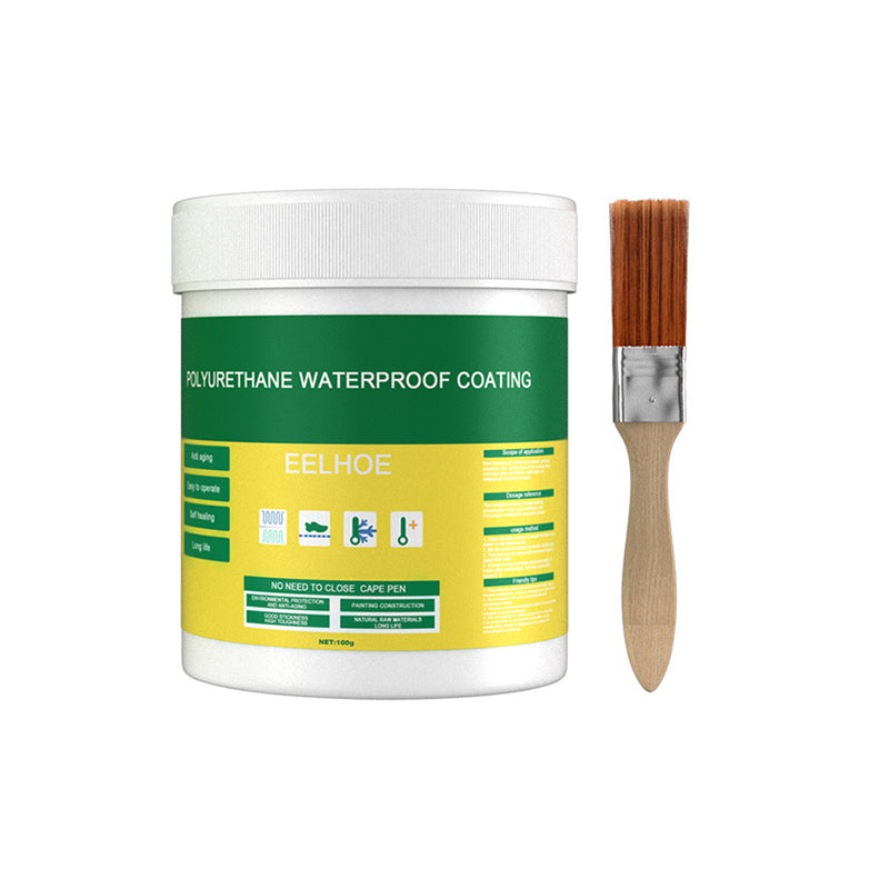 Clear Liquid Waterproofing Membrane for Roofs, Basements, Wood, Concrete & Masonry Surfaces | Leak Barrier DIY Sealant for Homes