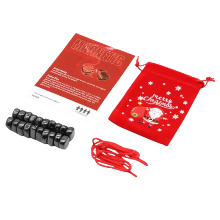 Tabletop Magnetic Repulsion Game – Strategic Spatial Puzzle for Family Gatherings, Travel-Friendly Game Night Challenge with Portable Rope B
