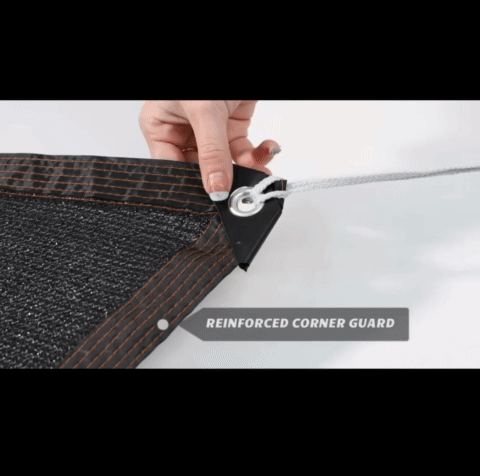Outdoor Sun Shade Sail | High-Density Polyethylene Canopy with UV Protection | Versatile Shade Solution for Gardens and Patios