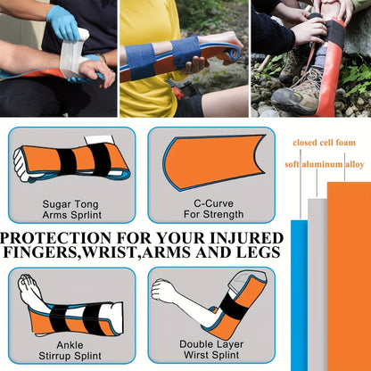 Emergency Medical Supply Kit with Tourniquet Black Zippered Portable Trauma Bag for Hiking Camping Vehicle Travel Outdoor Adventure Backcoun