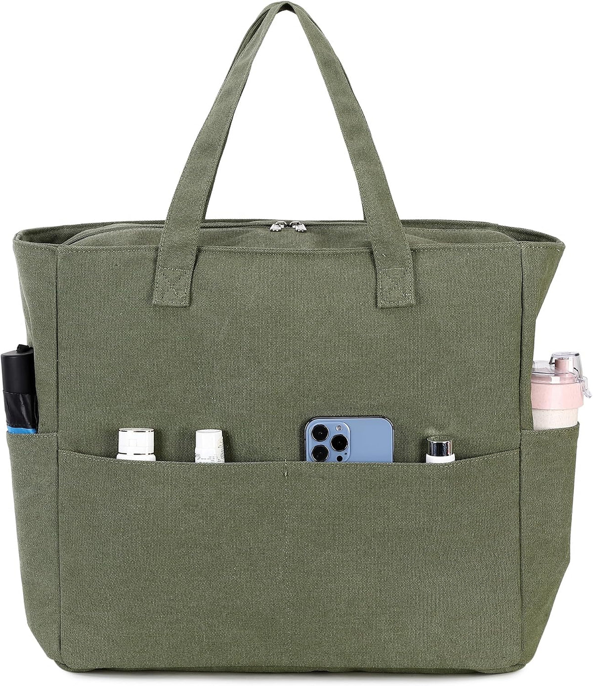 Beach Bag Waterproof with Wet Compartment, Large Beach Tote Bag for Pool and Gym, Travel Tote Bag for Grocery