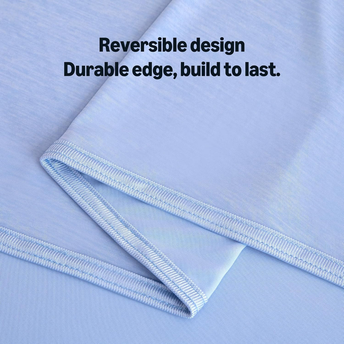 Cooling Comfort | Reversible Lightweight Blanket for Hot Sleepers | Soft Thin Throw for Bed & Couch