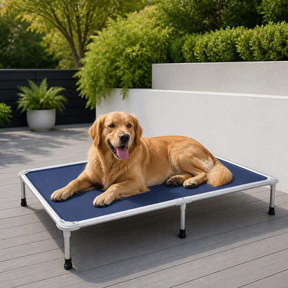 Ortekor Chew-Proof Aluminum Frame Elevated Dog Bed (Indoor/Outdoor)