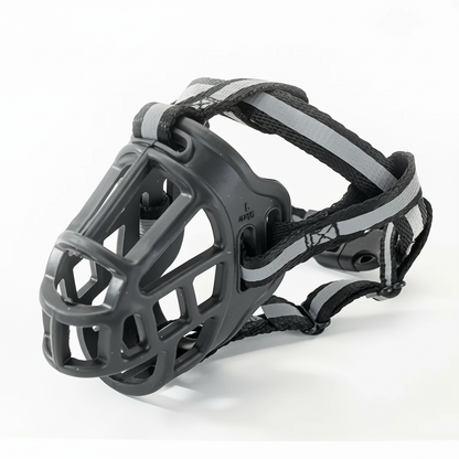 Breathable Mesh Dog Muzzle with Adjustable Straps for Training, Grooming & Safe Walks | Anti-Bite Pet Guard for Small to Large Dogs