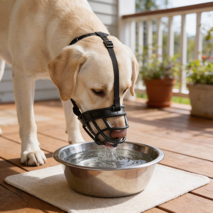 Mesh Dog Muzzle for Training & Safety | Adjustable Fit for Small to Large Breeds | Anti-Bite & Bark Control | Pet Safety Accessory