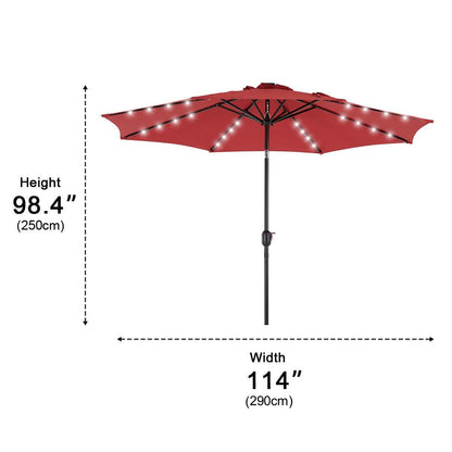 CANOPYGLOW – Solar Umbrella Lights for Elegant Outdoor Evenings