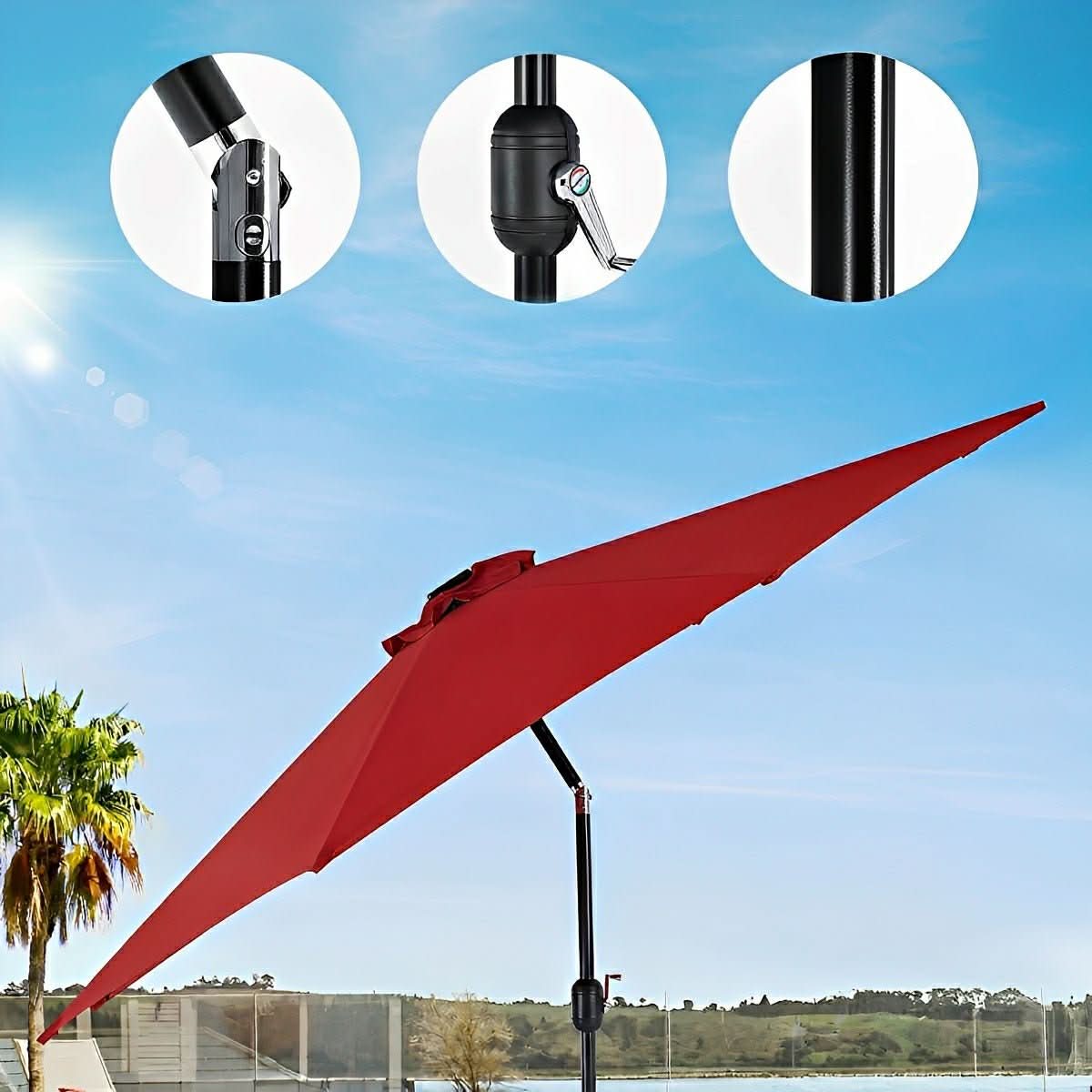 CANOPYGLOW – Solar Umbrella Lights for Elegant Outdoor Evenings