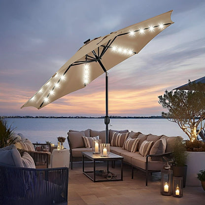 CANOPYGLOW – Solar Umbrella Lights for Elegant Outdoor Evenings
