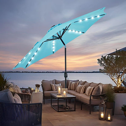 CANOPYGLOW – Solar Umbrella Lights for Elegant Outdoor Evenings