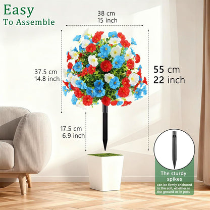 STARHAVEN – Decorative Artificial Flower Tree for Festive Elegance