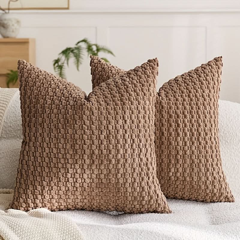 CORDFLOW – Bubble Texture Cushion Covers for Sofa & Bedroom Decor