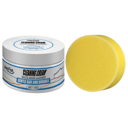 Footwear Restoration Cream for Sneakers, Leather Shoes, Boots – Deep Stain Remover for Scuffs, Dirt & Yellowing – Revitalizes All Shoe Types