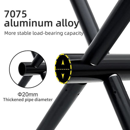 TREKSEAT – Portable Aluminum Folding Camping Stool
