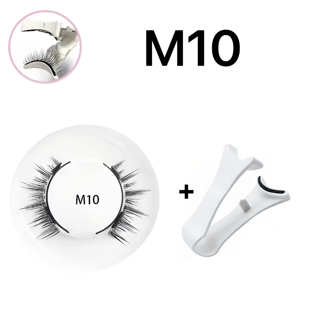 Reusable Magnetic False Eyelashes with Precision Applicator for Natural Volume & All-Day Wear