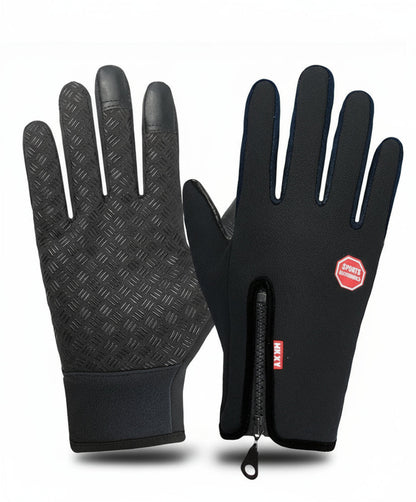 Insulated Winter Gloves Touchscreen Compatible Anti-Slip Palm Adjustable Cuff for Skiing Snowboarding Cycling Hiking Cold Weather Outdoor Sp